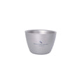 Boundless Voyage Titanium Double-wall Cup Tea Cup Outdoor Camping Tableware Drinking Mug Picnic Daily Drinkware Home Use Ti3089D 1pcs