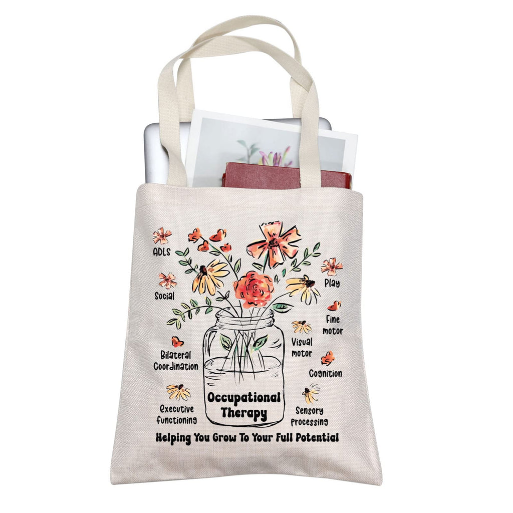 SLP Speech Therapy Canvas Tote