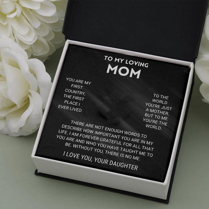 Eternal Heart Clover Necklace Pendant for Mother's Day