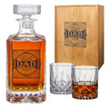 Dad's Premier Whiskey Decanter & Glass Set