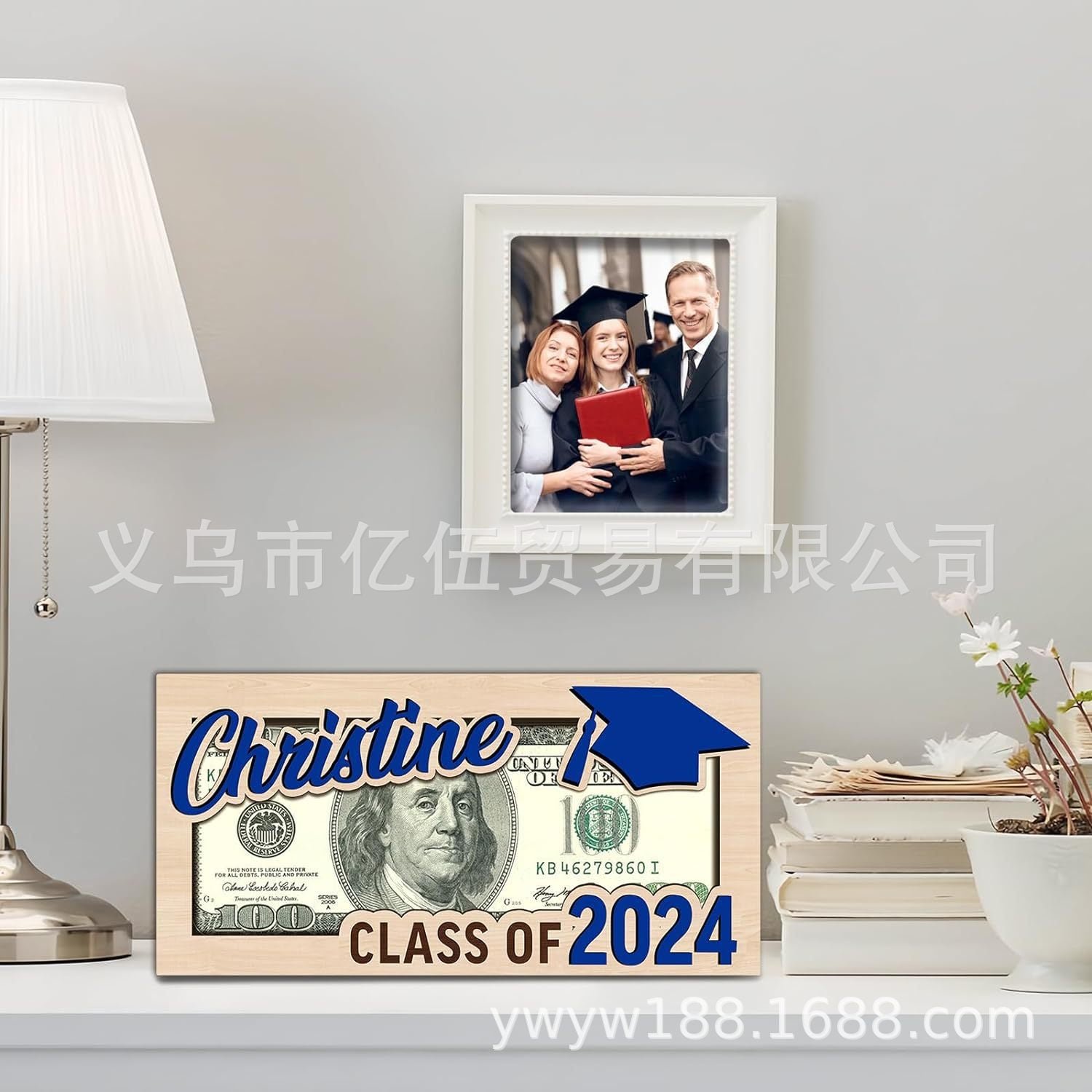 Personalized Graduation Money Holder Wallet Gift
