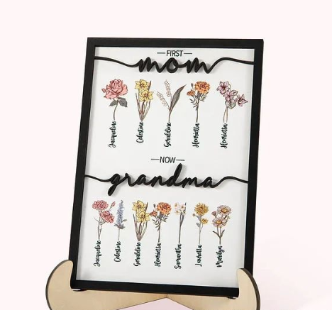 Custom Wooden Puzzle Photo Frame for Couples