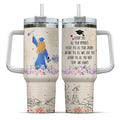Custom Grad 40oz Tumbler with Handle and Straw
