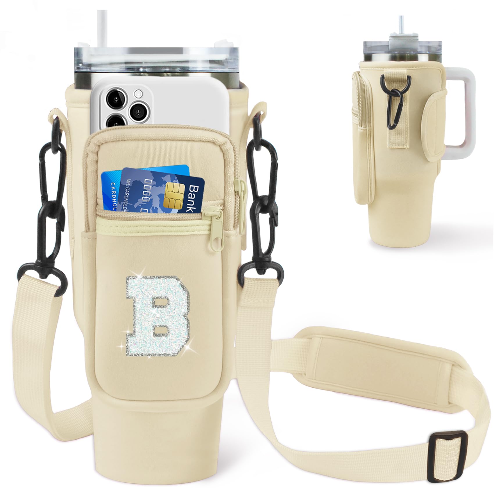 40oz Personalized Bottle Carrier