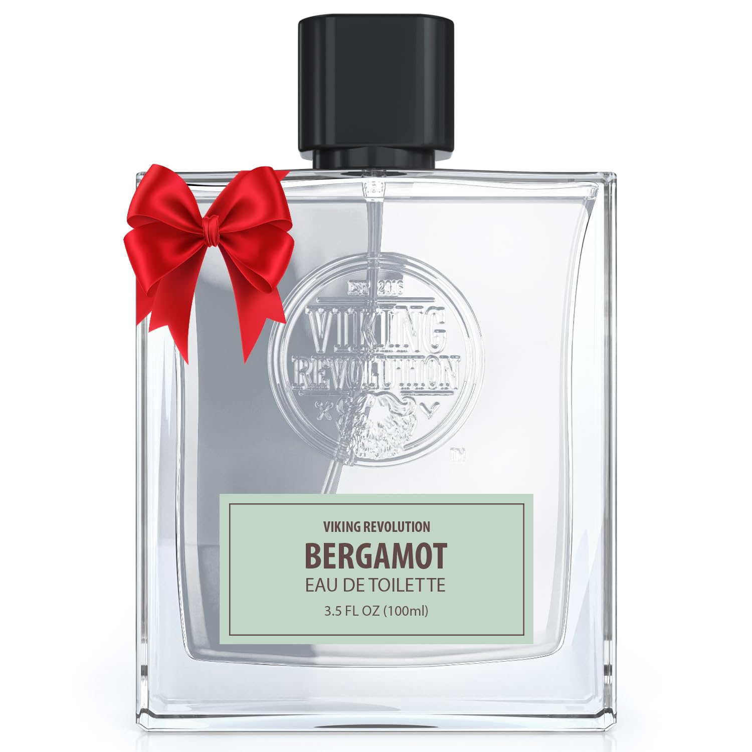 Viking Revolution Bergamot Cologne for Men - Vibrant Mens Cologne Spray Eau de Toilette - Citrus Perfume for Men with Notes of Pink Pepper Laudan Jasmine and Patchouli - Gifts for Men 3.5 Fl Oz