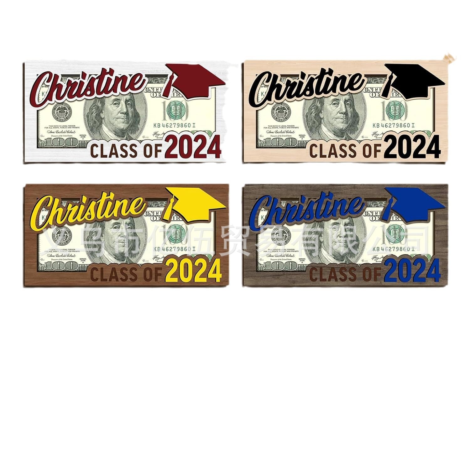 Personalized Graduation Money Holder Wallet Gift