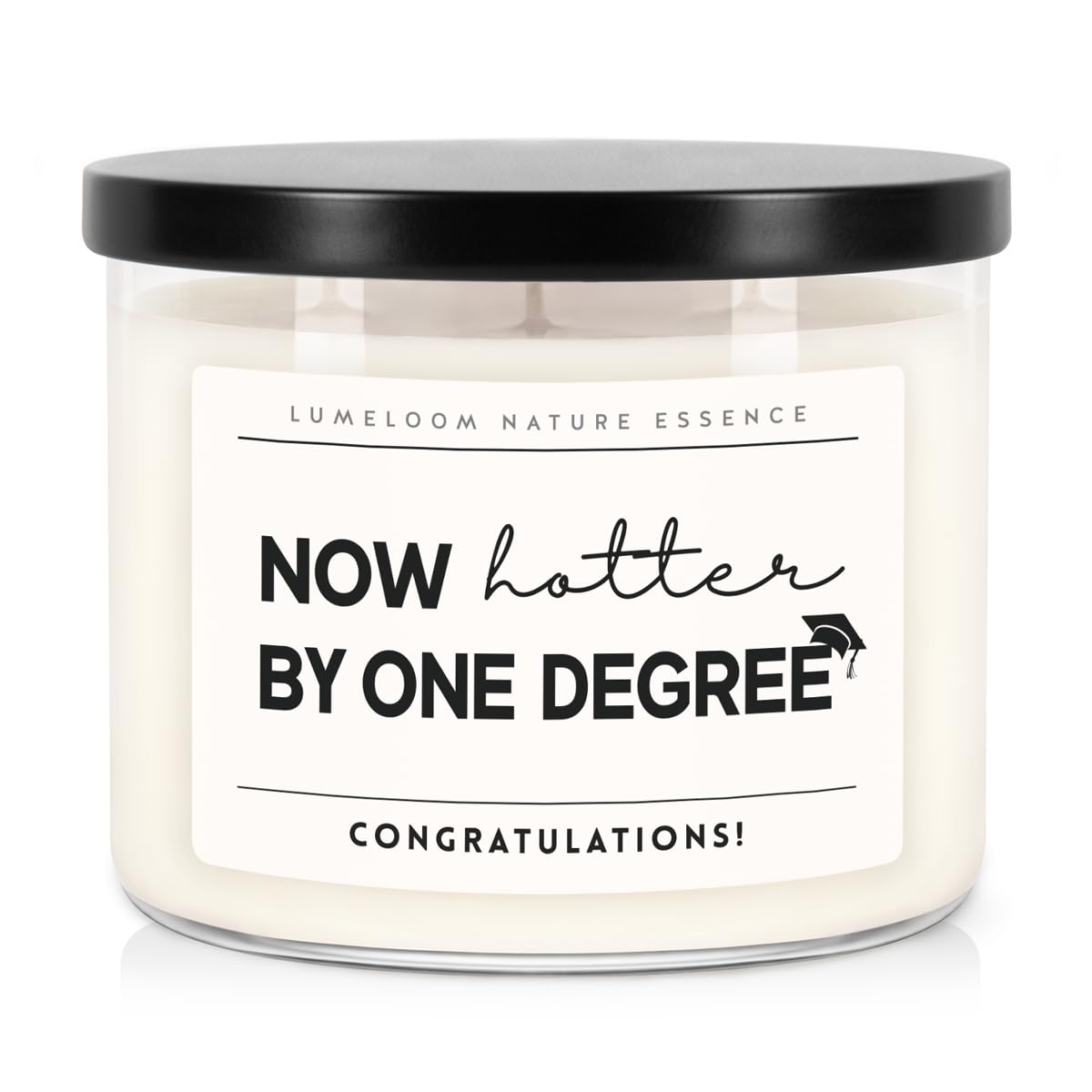 3-Wick Lavender Graduation Candle