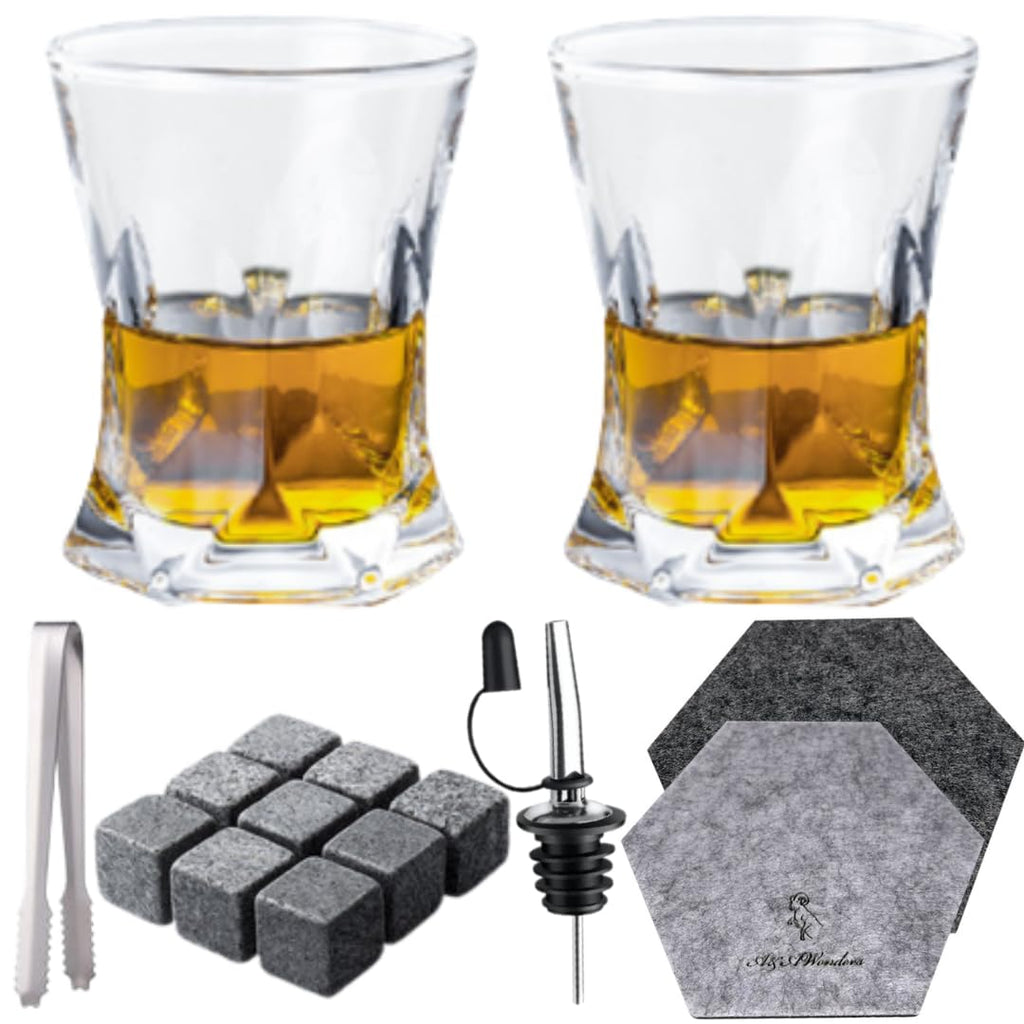 Granite Chill Whiskey Stone Set - 9 Piece